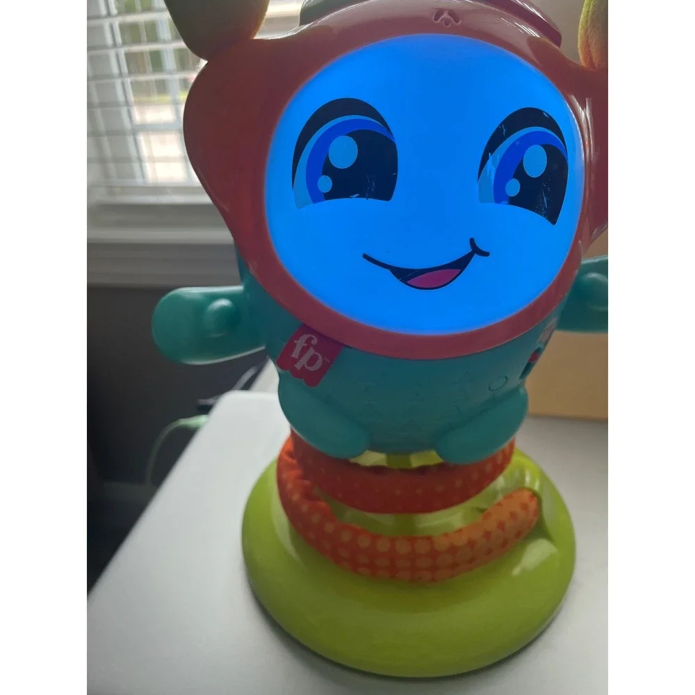 Fisher-Price DJ Bouncin Beats Interactive Musical Learning Toy HFT76Lights Sound